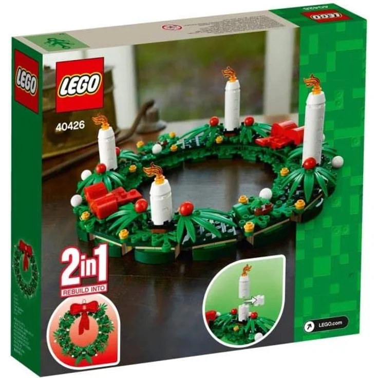Lego 40426 '2-in-1-Adventskranz', 510 Teile, ab 9 Jahren – Bild 4