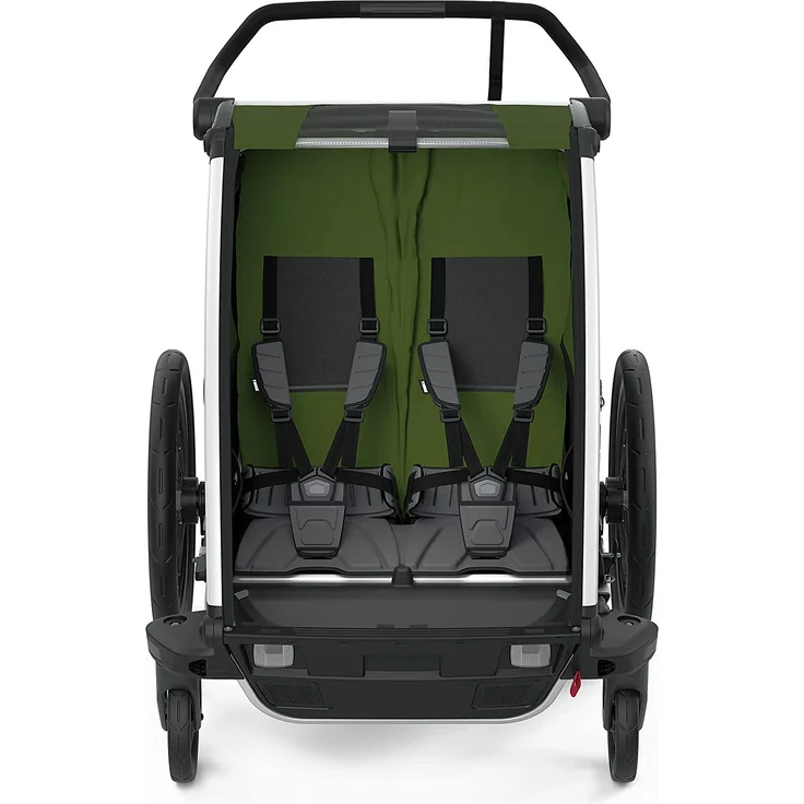Thule 'Chariot Cab 2' Fahrradanhänger 2021 Cypress Green – Bild 2