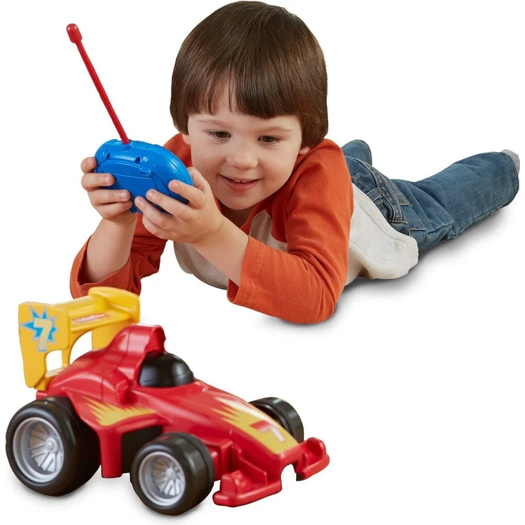 Fisher Price GVY94 - Fernlenkflitzer, ferngesteuertes Auto in rot, Motorikspielzeug mit Fernbedienung, Kinder Spielzeugauto ab 3 Jahren – Bild 2