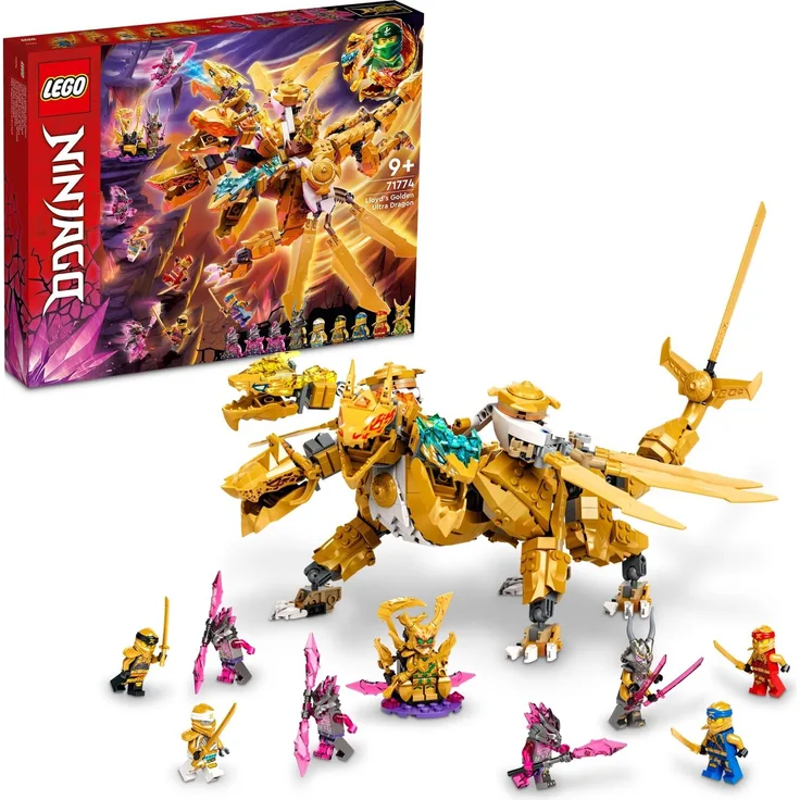 LEGO Ninjago 71774 'Lloyds Ultragolddrache', 989 Teile, ab 9 Jahren