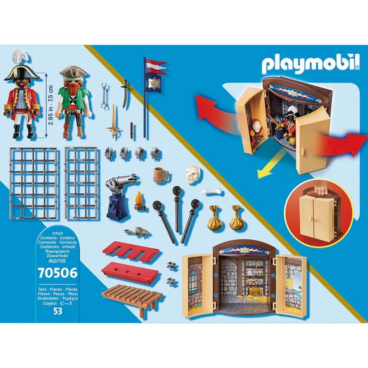 Playmobil Pirates 70506 Spielbox ''Piratenabenteuer'', 53 Teile, ab 4 Jahren – Bild 2