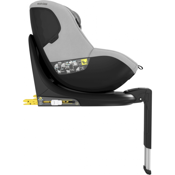 Maxi-Cosi 'Premium Mica i-Size' Reboarder 2020 Authentic Grey von 0-18 kg (Gruppe 0+/1), mit Isofix – Bild 5