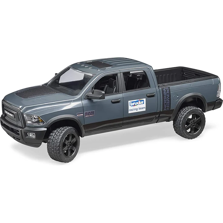 Bruder 02504 'RAM 2500 Power Wagon und Roadster Bruder Racing Team', ab 4 Jahren, 1:16, inkl. abnehmbarer Anhängekupplung – Bild 4