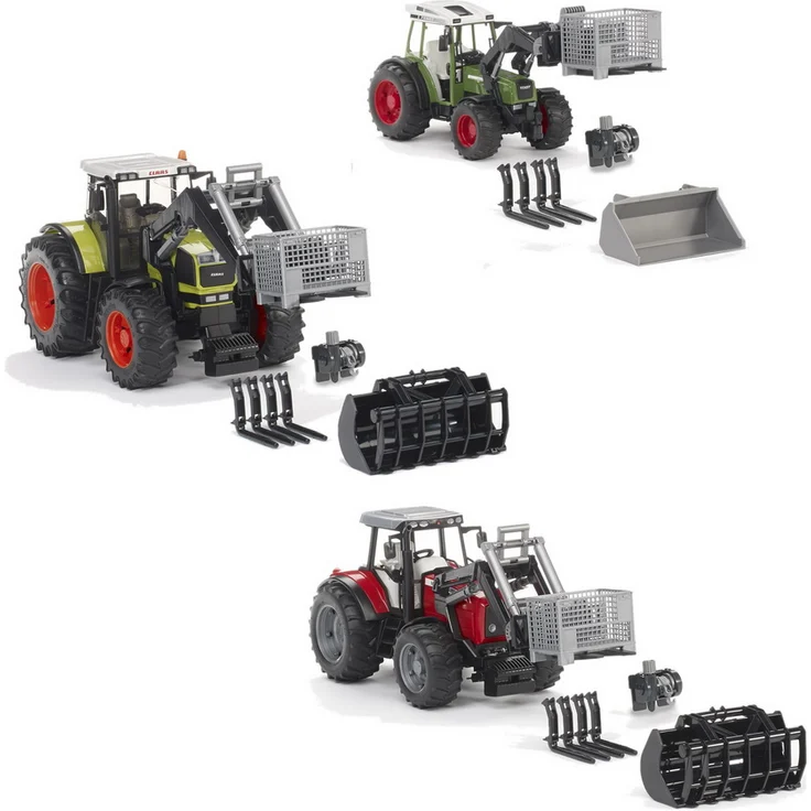 Bruder 02318 'Seilwinde und Frontladergabeln' Fahrzeug Zubehör, ab 3 Jahren, Maßstab 1:16 – Bild 5