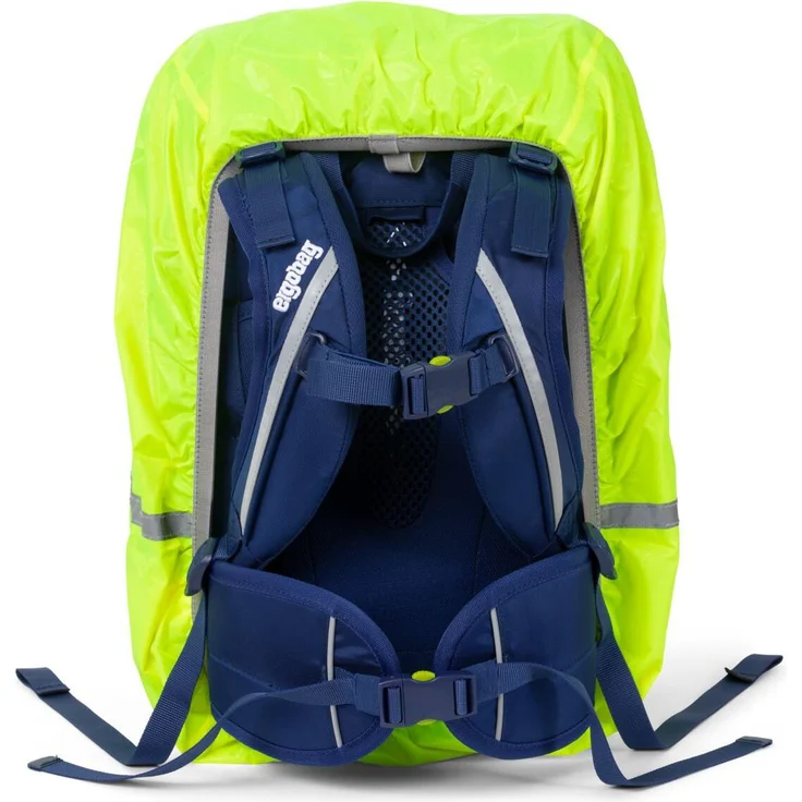 Ergobag 'Regencape', gelb fluoreszierend, passend für alle pack, cubo, cubo light, wide – Bild 3