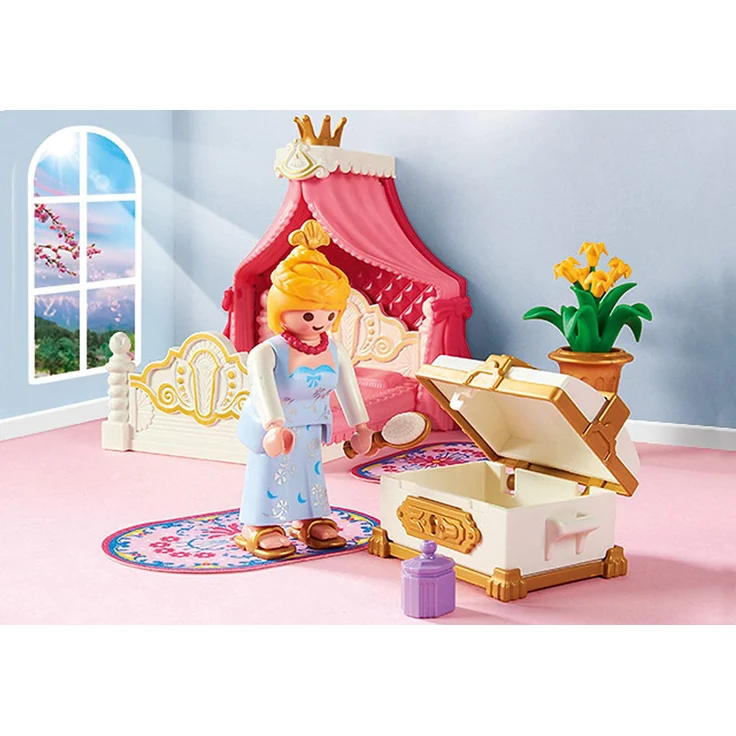 PLAYMOBIL Princess 9889 'Schlafzimmer mit Himmelbett', 43 Teile, ab 4 Jahren – Bild 3
