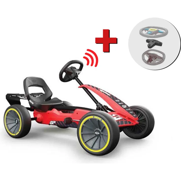 BERG Gokart M 'Reppy GP', rot, inkl. Soundbox, ab 2,5 Jahren, max. belastbar bis 40 kg, verstellbarer Sitz – Bild 3