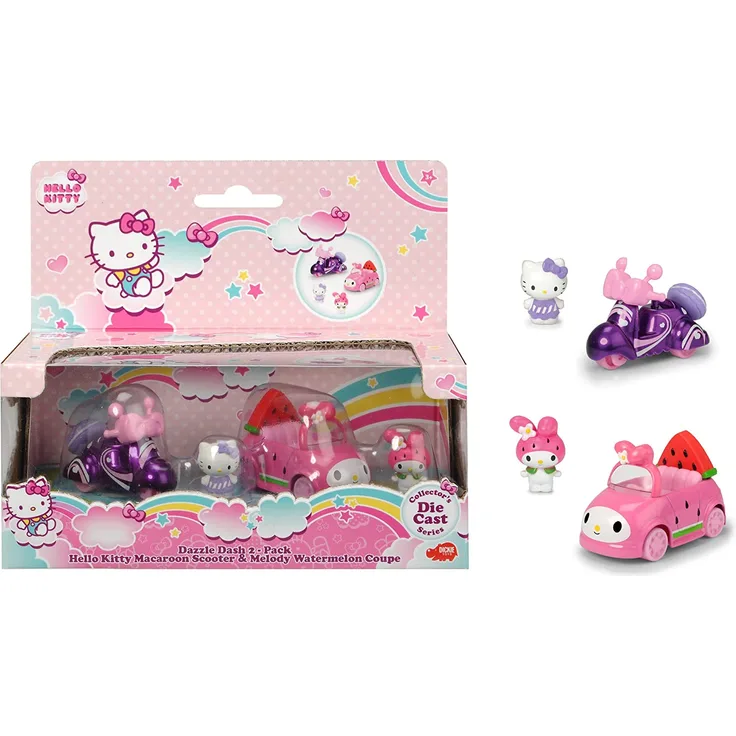 Dickie Hello Kitty Macaroon + Melody Watermelon