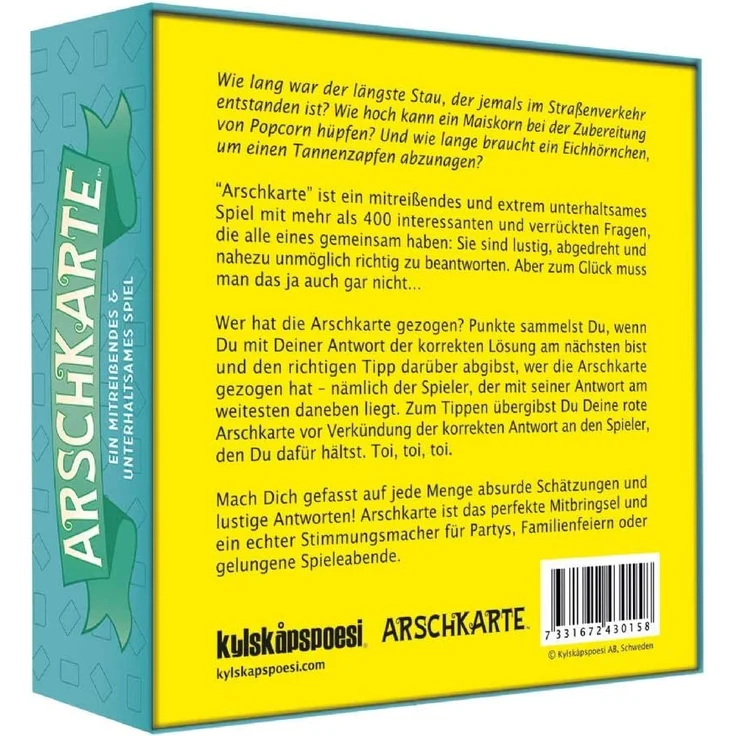 Pegasus 'Arschkarte, Wer hat die Arschkarte gezogen?' Kartenspiel, Mitbringspiel, für 2-10 Spieler, ab 12 Jahren – Bild 3