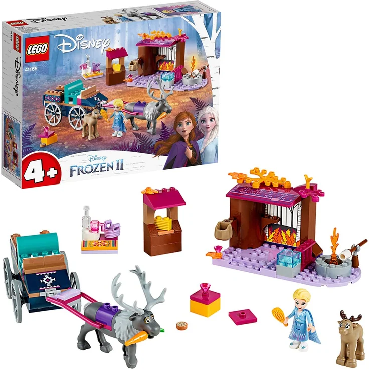 LEGO Disney Die Eiskönigin 2 41166 'Elsa und die Rentierkutsche', 116 Teile, ab 4 Jahren – Bild 1