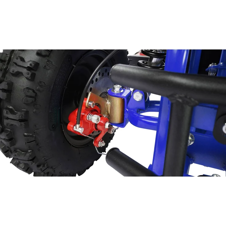 Elektro Quad Miniquad Kinder Racer 1000 Watt Pocket Kinderquad Pocketbike ATV (Schwarz/Blau) – Bild 8