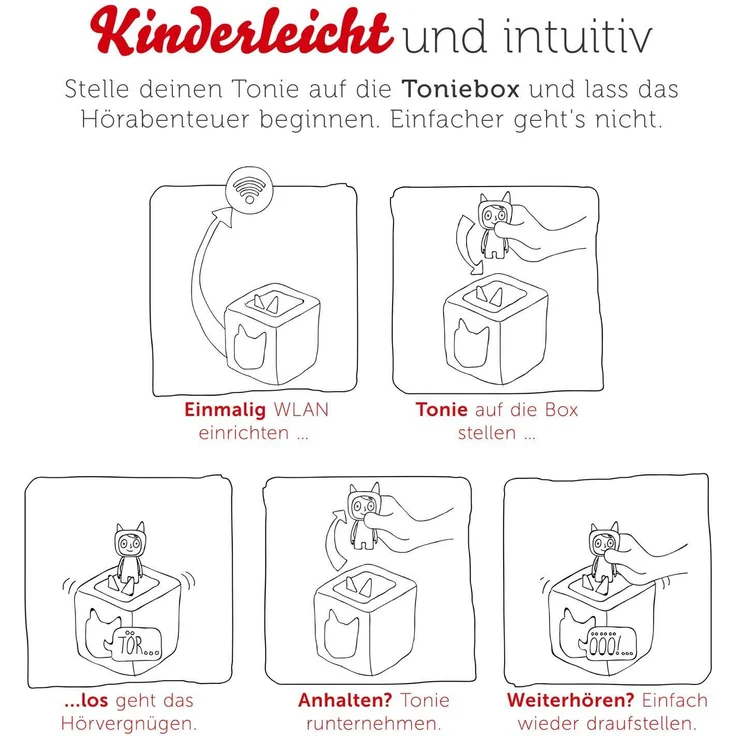 Tonies Lieblings-Kinderlieder 'Spiel- und Bewegungslieder' Hörfigur mit 73 Minuten Spielzeit, ab 3 Jahren, deutsch – Bild 6
