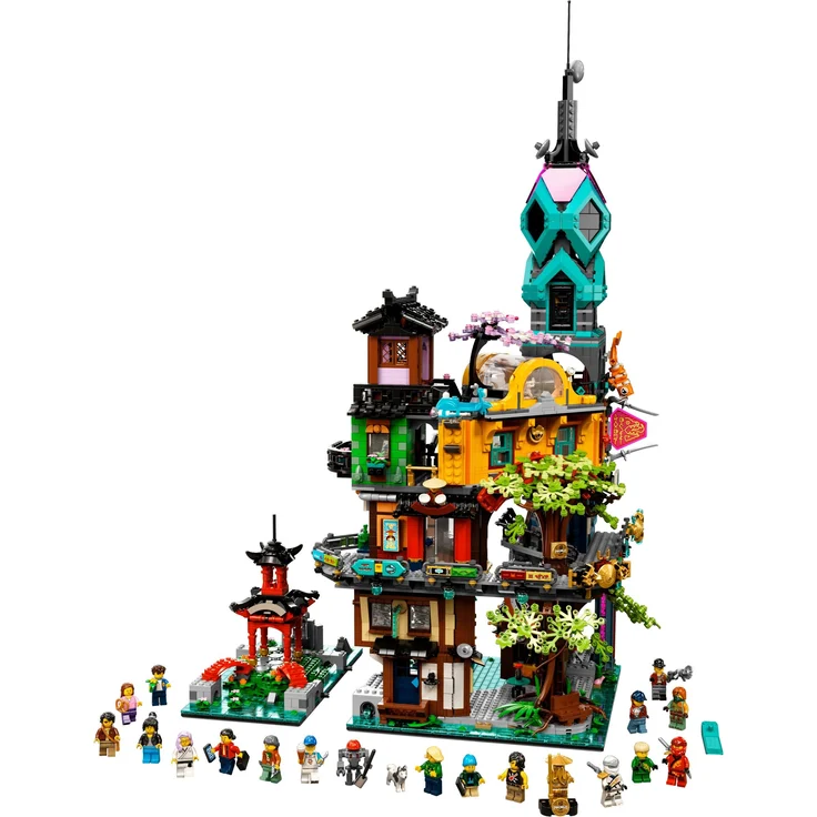 LEGO NINJAGO 71741 'Die Gärten von NINJAGO City', 5685 Teile, ab 14 Jahren – Bild 2