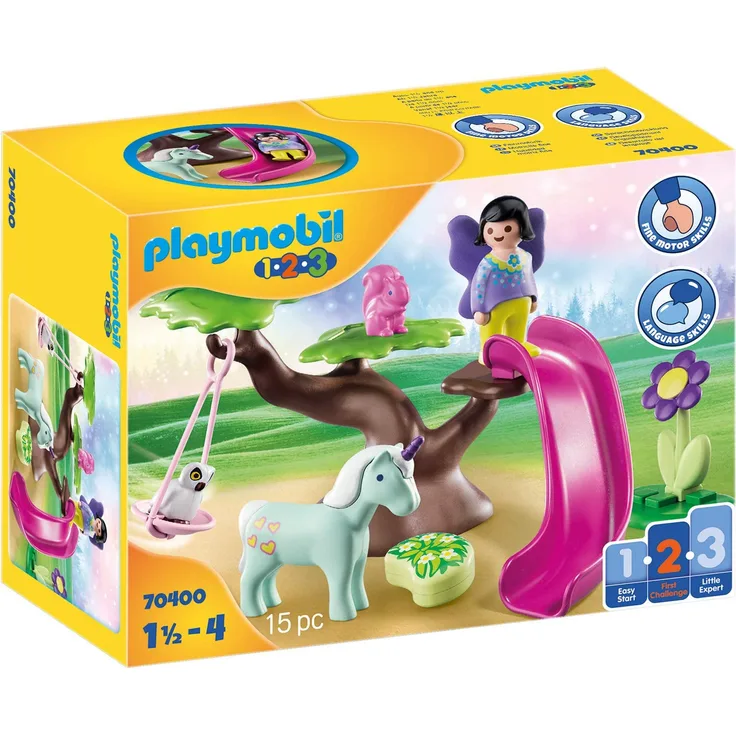 PLAYMOBIL 1.2.3 Feenspielplatz, Ab 1,5 bis 4 Jahre (70400)