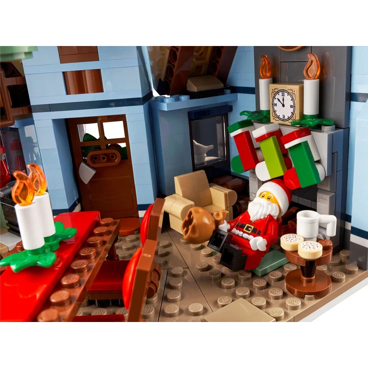 LEGO Icons 10293 'Besuch des Weihnachtsmanns', 1445 Teile, ab 18 Jahren – Bild 12