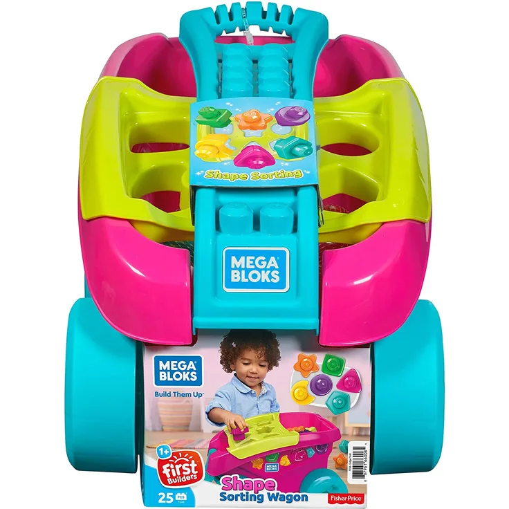 Mega Bloks - Bausteinwagen pink (25 Teile)