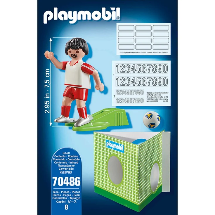 Playmobil Sports & Action 70486 'Nationalspieler Polen', 8 Teile, ab 5 Jahren – Bild 3