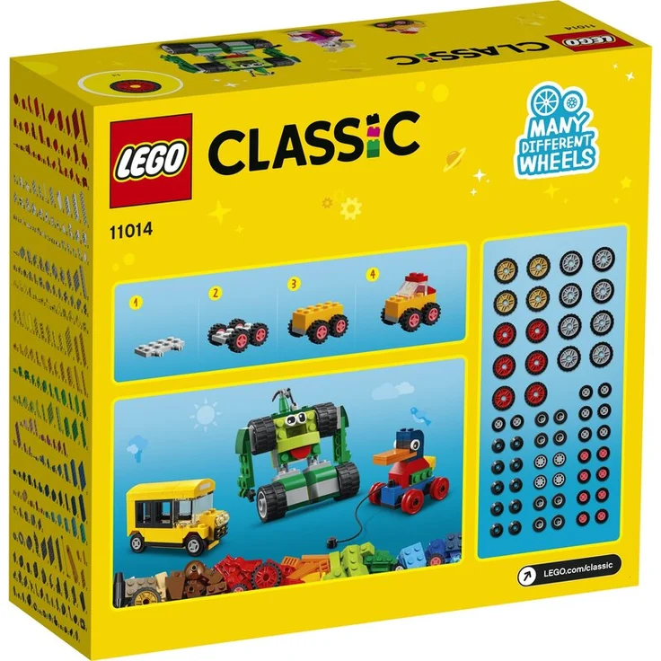 LEGO® Classic 11014 'Steinebox mit Rädern', 653 Teile, ab 4 Jahren – Bild 4