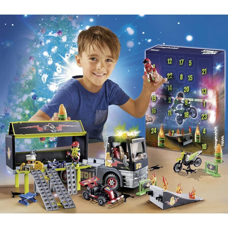 PLAYMOBIL 70544 'XXL-Adventskalender Stuntshow', 169 Teile , ab 4 Jahren - Preisvergleich – Bild 4