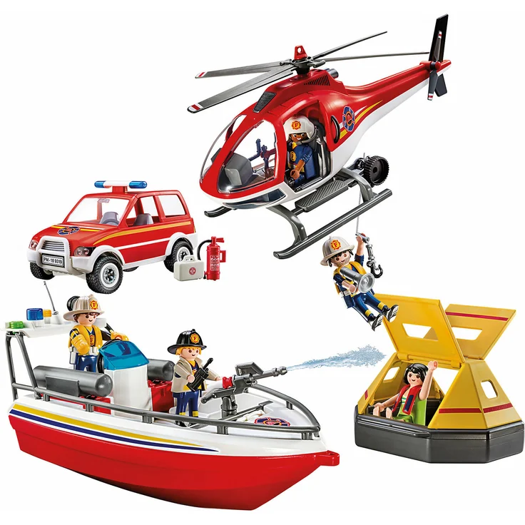 Playmobil City Action 9319 'Feuerrettungsmission', 98 Teile, ab 4 Jahren – Bild 2