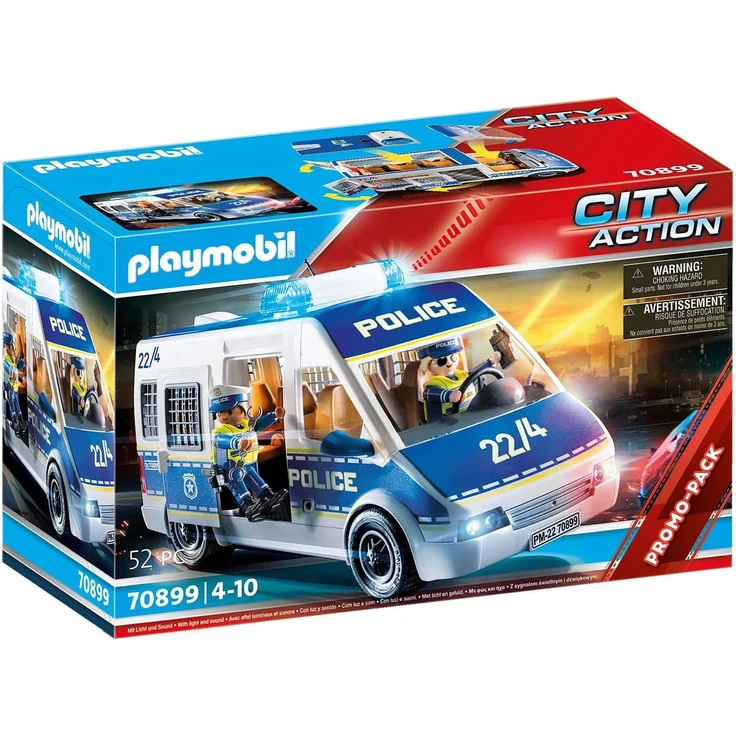PLAYMOBIL City Action 70899 'Polizei-Mannschaftswagen', 52 Teile, ab 4 Jahren – Bild 1