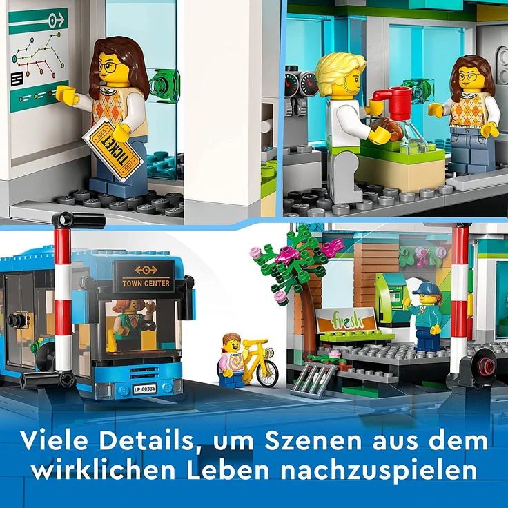 LEGO City 60335 'Bahnhof', 907 Teile, ab 7 Jahren – Bild 5