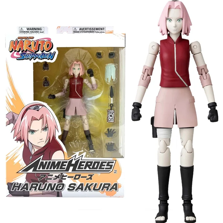 Bandai Anime Heroes Haruno Sakura Spielzeug-Actionfigur Kinder Anime & Manga – Bild 1