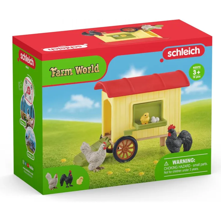 Schleich Farm World 42572 'Hühnerstall', ab 3 Jahren, 5 Teile - Preisvergleich