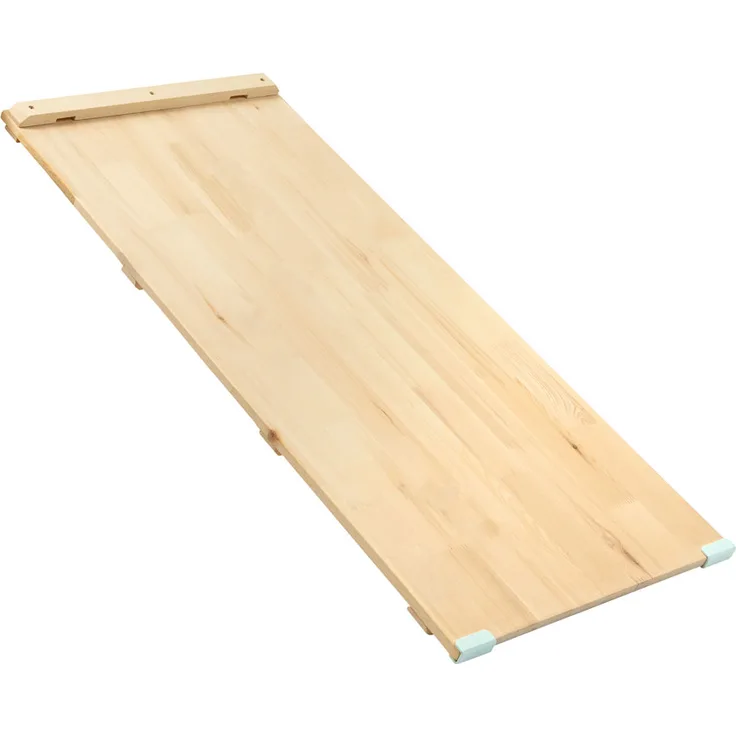 TP Toys Active Tots Holz Rutsche | Modul für Kletterdreieck & Kletterwürfel | Natur | 100x45x6 cm