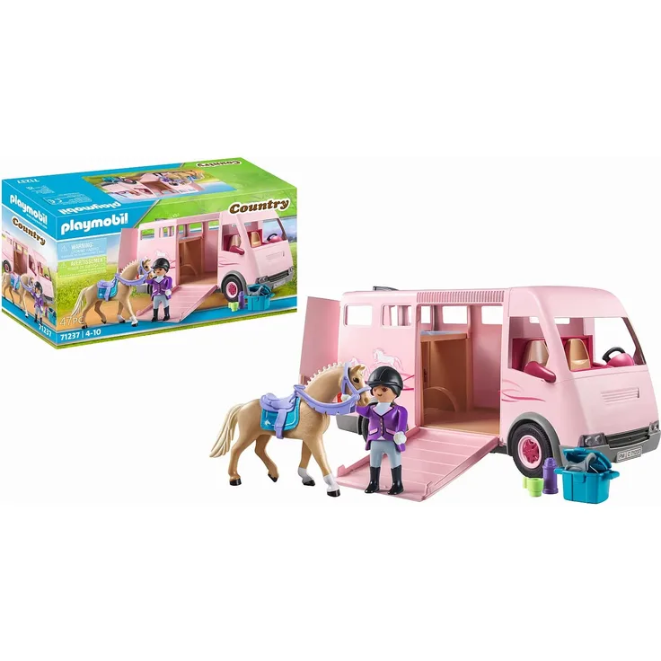 Playmobil Country 71237 'Pferdetransporter', 47 Teile, ab 4 Jahren