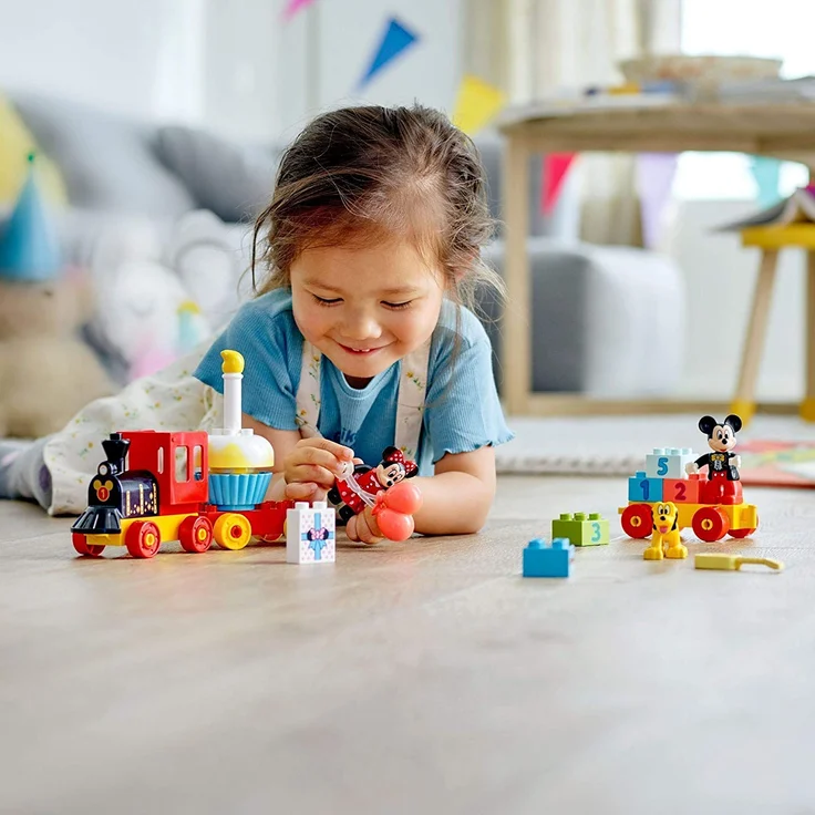 LEGO DUPLO Disney Junior 10941 'Mickys und Minnies Geburtstagszug', 22 Teile, ab 2 Jahren – Bild 7