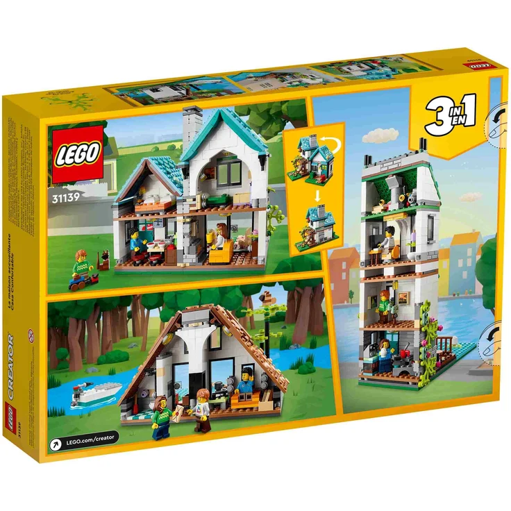 LEGO Creator 3-in-1 31139 'Gemütliches Haus', 808 Teile, ab 8 Jahren – Bild 9