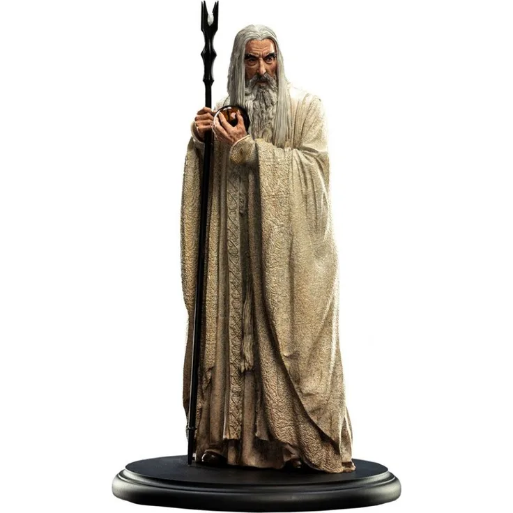 Herr der Ringe Saruman der Weiße Statue 19 cm