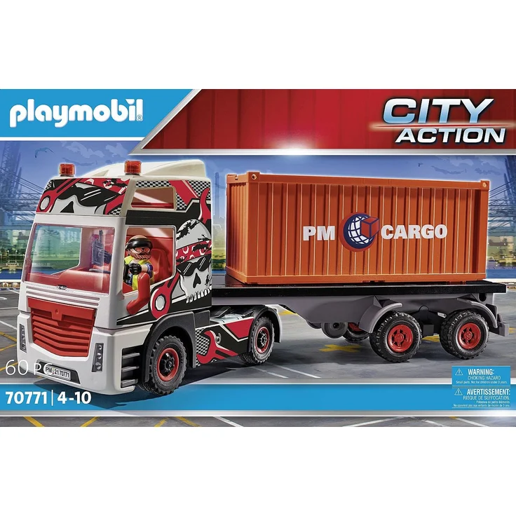 Playmobil City Action 70771 'LKW mit Anhänger', 60 Teile, ab 4 Jahren – Bild 2