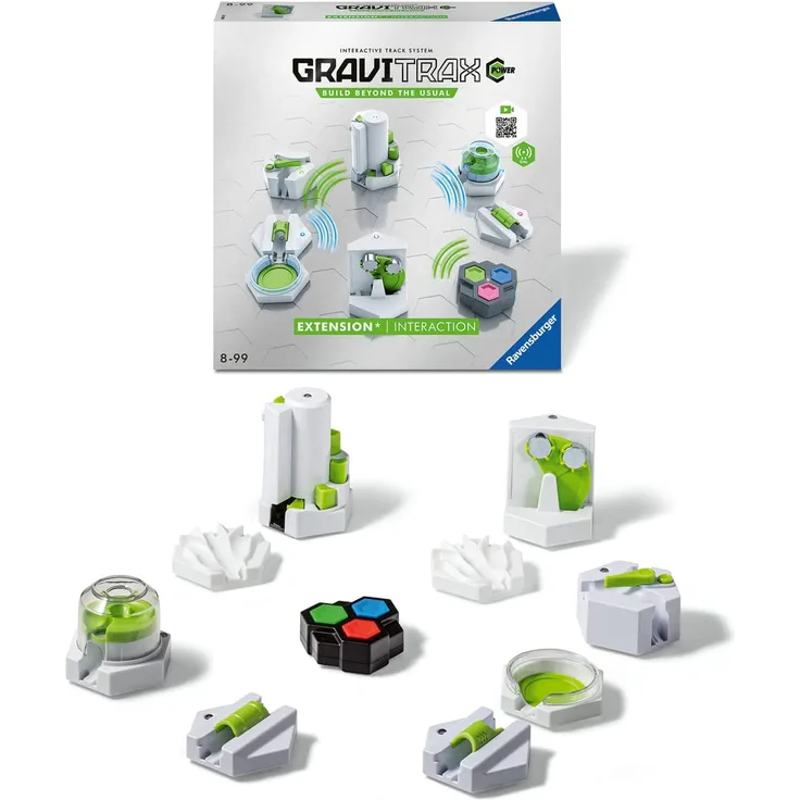 Ravensburger 'GraviTrax Power Erweiterung Interaction', ab 8 Jahren, elektronische Bauteile für die Ravensburger Kugelbahn