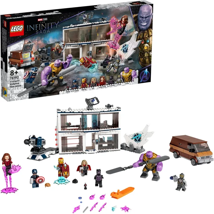 LEGO Marvel Super Heroes 76192 'Avengers: Endgame - Letztes Duell', 527 Teile, ab 8 Jahren