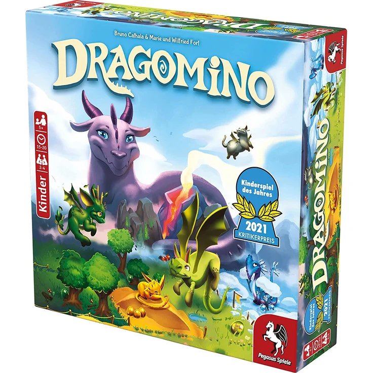 Pegasus Spiele 'Dragomino' (Kinderspiel des Jahres 2021) - Preisvergleich – Bild 1