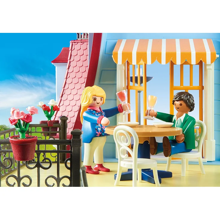 Playmobil Dollhouse 70205 'Mein Großes Puppenhaus', 592 Teile, ab 4 Jahren, mit funktionsfähiger Türklingel – Bild 5