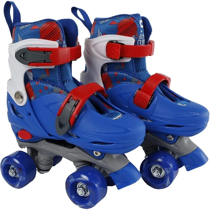 Street Rider Rollschuhe Verstellbar 31-34 Blau