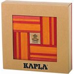 KAPLA® 40 Steine "Buch und Farben" rot und orange