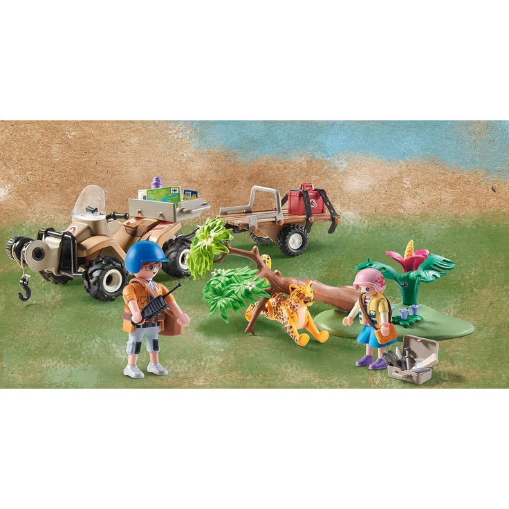 Playmobil Wiltopia 71011 'Tierrettungs Quad', 58 Teile, ab 4 Jahren – Bild 3