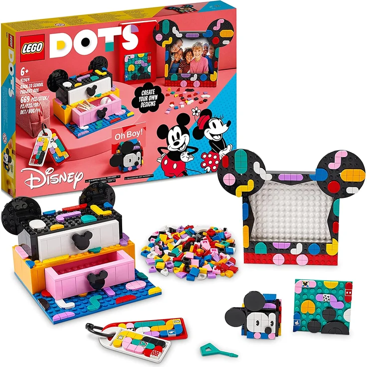Lego DOTS 41964 'Micky & Minnie Kreativbox zum Schulanfang', 669 Teile, ab 6 Jahren - Preisvergleich – Bild 1