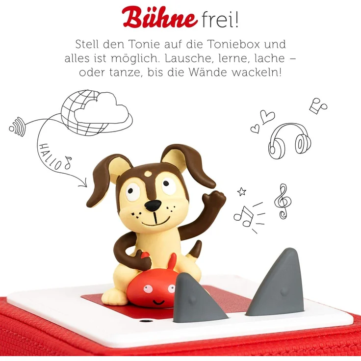 Tonies Lieblings-Kinderlieder 'Spiel- und Bewegungslieder' Hörfigur mit 73 Minuten Spielzeit, ab 3 Jahren, deutsch – Bild 4