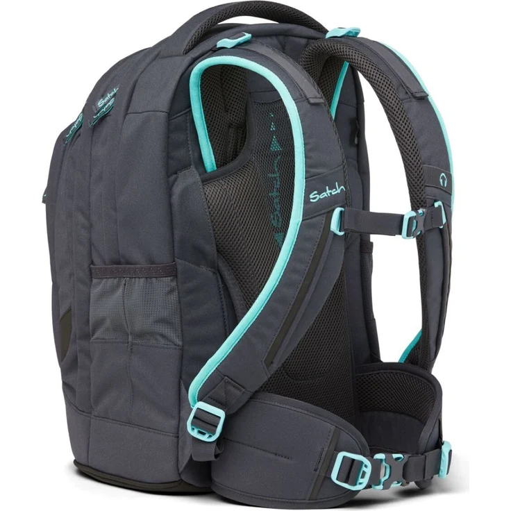 Satch Pack 'Mint Phantom' Schulrucksack, 30 Liter, 1,2 kg, reflektierend, grau/mint – Bild 6