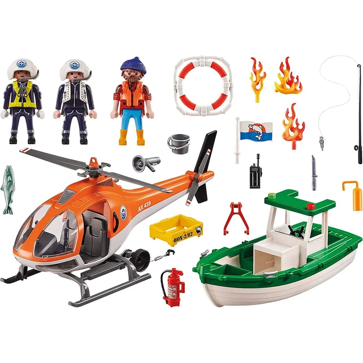 PLAYMOBIL Rescue Action 70491 'Coastal Fire Mission' , 55 Teile, ab 6 Jahren – Bild 7