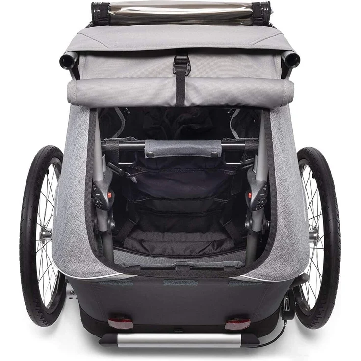 Croozer 'Kid Keeke 1' Kinderanhänger 2020, Stone Grey, 1-Sitzer – Bild 5
