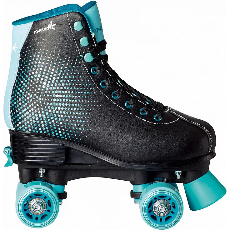 muuwmi 'Rollschuh Disco', türkis, Gr. 31-34, verstellbar