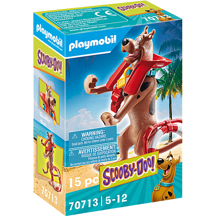 PLAYMOBIL SCOOBY-DOO! 70713 'Sammelfigur Rettungsschwimmer', 15 Teile, ab 5 Jahren