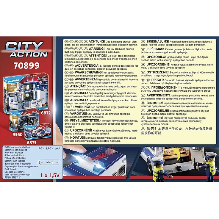 PLAYMOBIL City Action 70899 'Polizei-Mannschaftswagen', 52 Teile, ab 4 Jahren – Bild 4