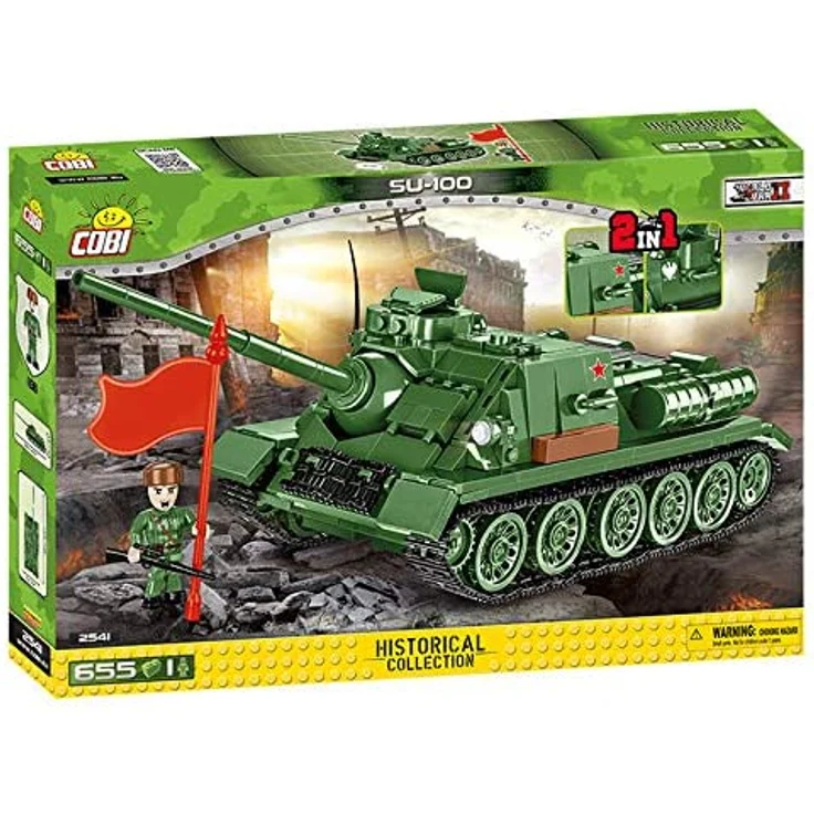 COBI 2541 Historical Collection WWII Self-propelled gun SU-100 646 bricks – Bild 1